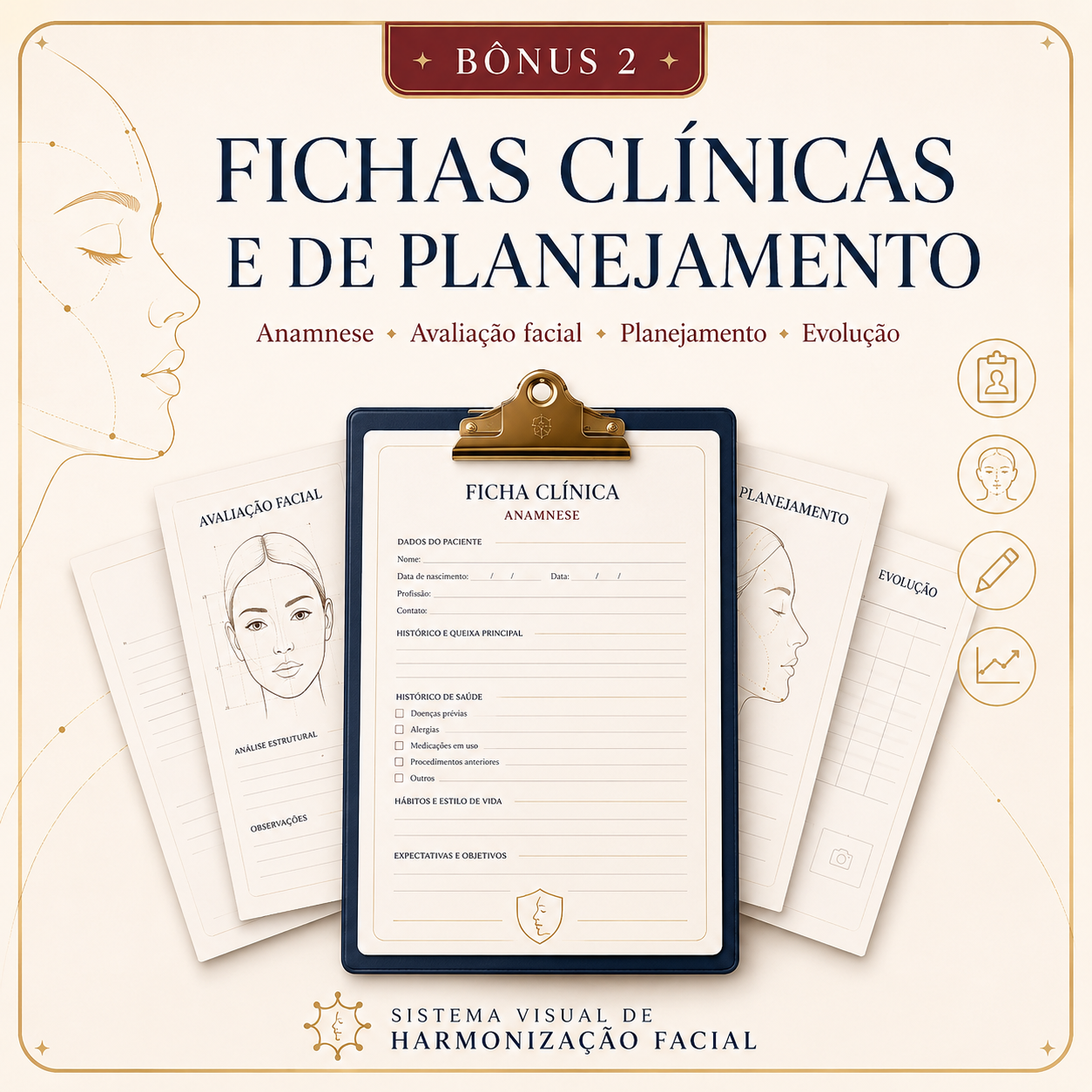 Bônus 2 — Fichas Clínicas e de Planejamento